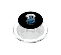 Artista di disegno di arte di strada con vernice spray per PopSockets PopGrip per MagSafe