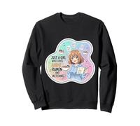 Artista Solo Una Ragazza Che AMA Anime Ramen E Sketching Art Felpa