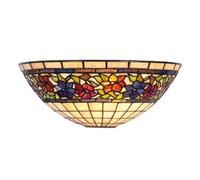 Artistar Applique Flora stile tiffany, aperta in alto Artistar