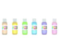 Artiste - Set di 6 colori acrilici a tema primavera e pasqua, 59 ml, asciugatura rapida, pittura professionale per artisti, artigianato e hobby, per artisti di viaggio, vernici a base d'acqua per