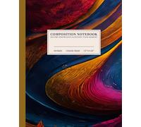 Artistic Abstract Expression Composition Notebook | Modern College-Ruled Notebook: Bold Geometric Design | 110 Pages | 7.5" x 9.25" | Perfect for Students, Artists, and Dreamers