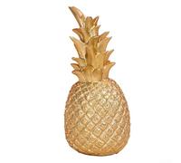 Artistic Ananas Resina Home Accents for Wine Cabinet and Dining Zone (Grande Oro)
