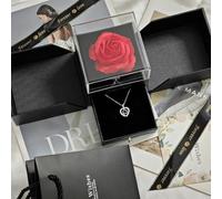 Artistic Collana con ciondolo a forma di cuore con scritta "I Love You" in 100 lingue, per uomini e donne, ideale per momenti speciali (12)