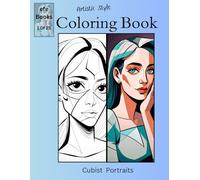 Artistic Style Coloring Book Series: Cubist Portraits