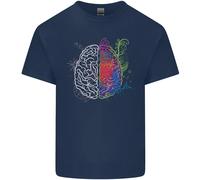 Artistic Technical Brain Artist Engineer Uomo Cotone T-Shirt Tee Top