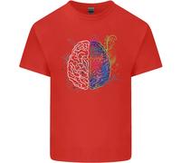 Artistic Technical Brain Artist Engineer Uomo Cotone T-Shirt Tee Top