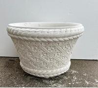 ARTISTICA GRANILLO VASO IN CEMENTO, FIORIERA,INTERNO E ESTERNO, DIAM. 60 H43 CM.