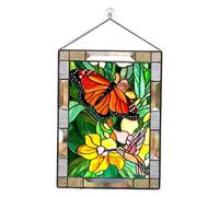 Artistiche, Pannelli per Artistiche, Splendidi Fiori Acchiappasole con Catena, Butterfly