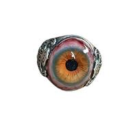 Artistico 3D Eyeballs Statement Anelli Unici Gioielli Gotici per Donne Uomini Punk Rock Styles Halloween Party Wear Eyeballs Anelli