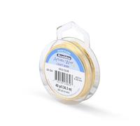 Artistico Beadalon Filo - Filo (36,6 m, Placcato Calibro 28 d'Argento), Colore Dorato