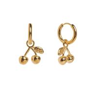 Artistico Danza Ispirato Ciliegie Orecchini Design Delicato Anelli Dell'orecchio Lega Drop Ear Hoop Gioielli Balletto Amanti Delicati Nastro Orecchini Per Le Donne, Misura unica, come descritto, come