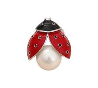 Artistico Drop Oil Ladybirds Spilla Con Design Complicato E Meccanismo Di Fissaggio Non Sfero Signora Uccelli Da Regalo Gioielli Spille Per Le Donne, Taglia unica, come descritto