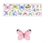 Artistico farfalla adesivi da parete per soggiorno e camera da letto Decor creare un unico accento parete senza sforzo
