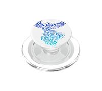 Artistico Phoenix Blue Aqua Miscela di colori PopSockets PopGrip per MagSafe