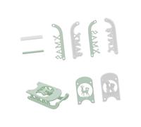 Artistico ponte da sci elastomero Craft Cast eccellente per imprese di vacanza e donazioni personalizzate Natale silicone cast