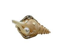 Artistico regolabile Creatura del Mare Anelli con Stelle Marine e Shell Dettaglio Moda Finger Accessori Shell Echinoderm Hoop, One Size, come descritto, come descritto