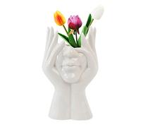 Artistico Testa Vaso Astratto Vaso: Nizirioo Moderno Elegante Vaso Forma Femminile Testa Semicorpo Corpo Umano Vaso Fiore Vaso Fiore Boho Decorazione Da Tavolo Ufficio Cucina Decorazione Della Casa