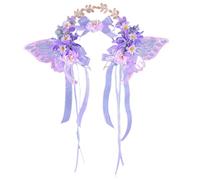 Artistics - Fascia per capelli con motivo floreale e nappe, portatile, per appassionati e donne alla moda, uso quotidiano