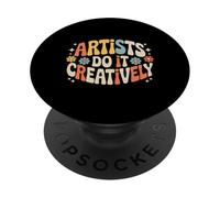 Artists Do It Creatively Creatività Artistica - PopSockets PopGrip Adesivo