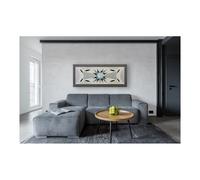 Artitalia Quadro contemporaneo in rilievo decori in resina e foglia argento 155x