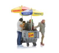 Artitec 387.625 Carrello degli hot dog + 2 personaggi HO 1:87