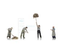 ARTITEC 5870078 - Set contadini falciatori come in foto. Scala H0 1:87