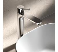 Artiviana Allegro rubinetto lavabo con corpo del rubinetto rialzato rubinetto, con maniglia filigranata, R97JC000CR+PR2300CR, Allegro cromo [Rubinetteria Bagno > Rubinetteria Lavabo]