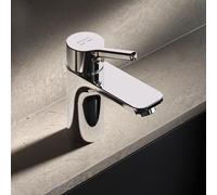 Artiviana Allegro rubinetto lavabo con maniglia filigranata, R97CB000CR+PR2100CR, Allegro cromo [Rubinetteria Bagno > Rubinetteria Lavabo]