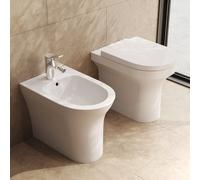 Artiviana Desiderio coppia sanitari - bidet e WC a pavimento, T03AD011BIWH+T03AD011BIWHX+T03BI00BI, Desiderio bianco [WC > Set WC / Bidet]