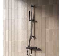 Artiviana set doccetta con rubinetteria, set doccia, doccetta con 1 tipo di getto, R07EA000NE+R0901FB0NE, Allegro; Puro nero opaco [Rubinetteria Bagno > Rubinetteria Doccia]