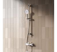 Artiviana set doccetta con rubinetteria, set doccia, doccetta con 3 tipi di getto, R07CA000CR+R0701FD0CR, Allegro cromo [Rubinetteria Bagno > Rubinetteria Doccia]