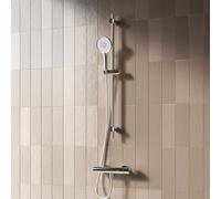 Artiviana set doccetta con rubinetteria, set doccia, doccetta con 3 tipi di getto, R07EA000CR+R0701FD0CR, Allegro cromo [Rubinetteria Bagno > Rubinetteria Doccia]