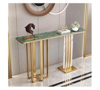 Artiz Consolle Moderna Per Ingresso, Tavolino Stretto E Lungo Per Divano Tavolino Decorativo Rock Slab Tavolino Da Parete Semplice Per Corridoio, Ingresso, Soggiorno(Gold-A,80x30x80cm)