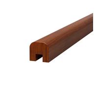 Artiz Corrimano In Legno Per Scale, Canale Superiore Per Ringhiere In Vetro, Corrimano In Vetro Per Vetri Spessi 12 Mm O 1/2 Pollice(Walnut,120cm/47.2in)