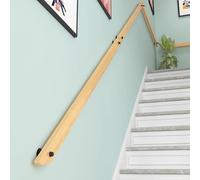 Artiz Corrimano in legno per scale, maniglioni di sicurezza antiscivolo per scale, per mansarde, balconi e corridoi(Natural,30cm/0.98ft)
