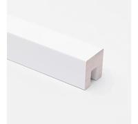 Artiz Corrimano Per Scale In Legno, Ringhiere In Vetro, Canale Superiore Per Ringhiere In Vetro, Per Vetri Spessi 1,25 Cm(Bianco,120cm/47.2in)