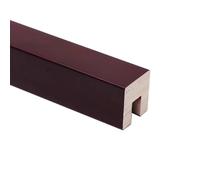 Artiz Corrimano Per Scale In Legno, Ringhiere In Vetro, Canale Superiore Per Ringhiere In Vetro, Per Vetri Spessi 1,25 Cm(Rosewood,100cm/40in)