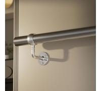 Artiz Kit Corrimano Per Scale In Metallo Argentato, Corrimano A Parete Per Scale Maniglione Di Sicurezza In Tubo Tondo Di Acciaio Inox 304 Per Loft, Portici O Terrazze(Diameter: 42.4mm,1m/3.28ft)