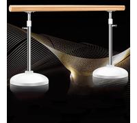 Artiz Sbarra Da Danza Portatile, Sbarra Portatile Indipendente Per Bambini E Adulti, Regolabile In Altezza Da 84 A 120 Cm, Per Esercizi Di Stretching In Palestra(Bianco,3.5m/11.5ft)