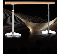 Artiz Sbarra Da Danza Portatile, Sbarra Portatile Indipendente Per Bambini E Adulti, Regolabile In Altezza Da 84 A 120 Cm, Per Esercizi Di Stretching In Palestra(Silver,4m/13rft)