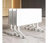 Artiz Tavolo Modulare Pieghevole Per Conferenze Con Ruote, | Tavolo Pieghevole Per Riunioni Tavoli Moderni Per Seminari E Formazione per Uffici, Sale Riunioni E Aule(1PCS,120x60x75cm)