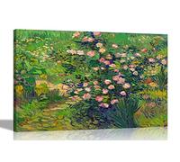 Artley Prints - Rose by Vincent Van Gogh Quadro su tela con cornice | Opera d'arte floreale per la casa o l'ufficio | Stampe floreali botaniche astratte extra large 101 x 76 cm (40 x 30 pollici)