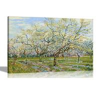 Artley Prints The White Orchard by Vincent Van Gogh, tela da parete, con cornice colorata, per soggiorno, camera da letto, ufficio, 30 x 20 cm, formato A4