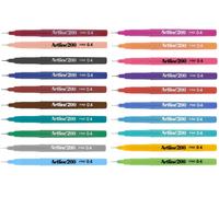 Artline 200 Puntafine Disegno Tecnico Evidenziatori extra Fine 0.4mm 20 Pack