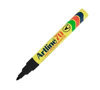 Artline 70 - Pennarello permanente senza xilene, punta 1,5 mm, colore nero, rif. A701 [confezione da 12]