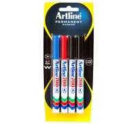 Artline 700 Bullet Nib Permanent Marker (Pack of 4)
