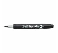 Artline 94012 Marcatore Decorite Punta Pennello, Nero