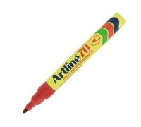 ARTLINE - A70R - Marcatore permanente A 70 - punta tonda - 1,50 mm - rosso - Artline - 85755 - Conf. da 1 Pz. - A70R
