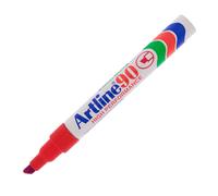 ARTLINE - A90R - Marcatore permanente A 90 - punta scalpello - 2 - 5 mm - rosso - Artline - 27777 - Conf. da 1 Pz. - A90R