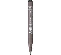 Artline Drawing - Penna a punta fine, 0,6 mm, confezione da 4